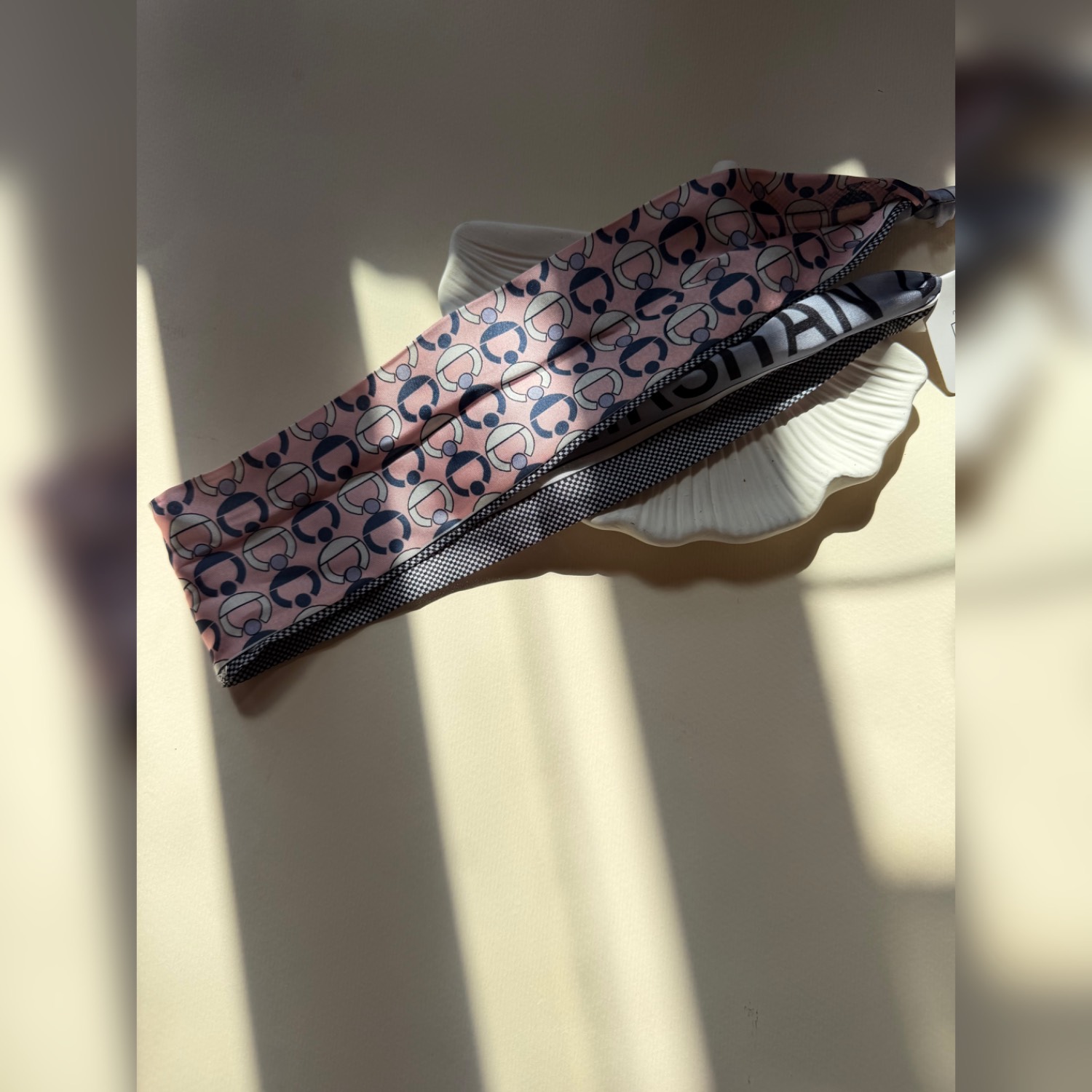 بند عینک ساتن صورتی